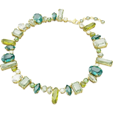 Dây chuyền Swarovski Gema Necklace Mixed Cuts Green Crystals Gold-tone Plated 5657388