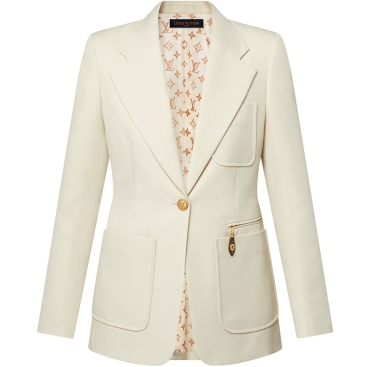 Áo khoác vest LV Louis Vuitton Technical Gabardine Preppy Blazer