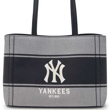 Túi Tote MLB Varsity Lettering Canvas Tote Bag New York Yankees 3ABQB015N-50BKS