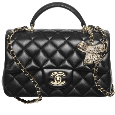 Túi Chanel Mini Classic Handbag With Top Handle Black