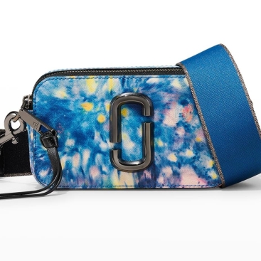 Túi xách nữ Marc Jacobs màu xanh Snapshot Camera Bag Watercolor Blue Multi