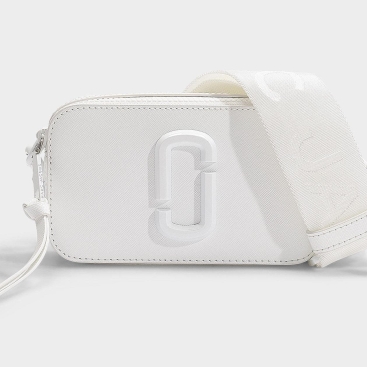 Túi xách nữ Marc Jacobs màu trắng Snapshot Camera Bag Moon White