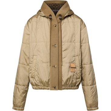 Áo khoác Louis Vuitton Hooded Quilted Ripstop Jacket