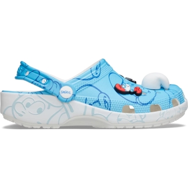 Giày Crocs Smurfs Classic Clog Allover Smurfs Print