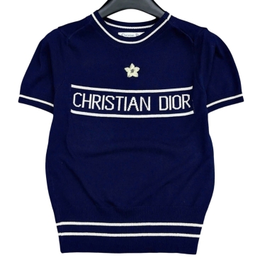 Áo dior len nữ tay lỡ