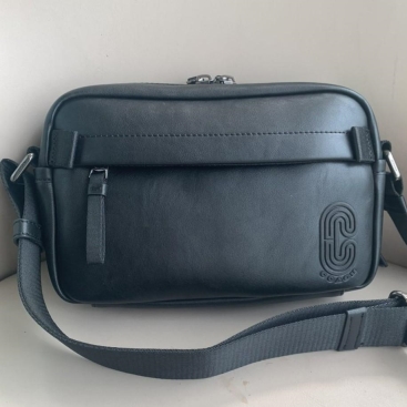 Túi đeo chéo nam Coach men´s patch EDGE zipper crossbody bag classic simple and versatile black shoulder bag