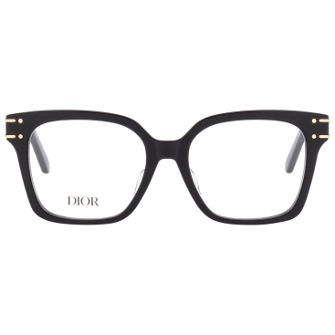 Mắt kính Dior gọng giả cận Diorsignatureo S4F Black Irregular Acetate Frame