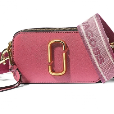 Túi xách nữ Marc Jacobs màu hồng tím The Snapshot Small Camera Bag In Dusty Ruby Multi