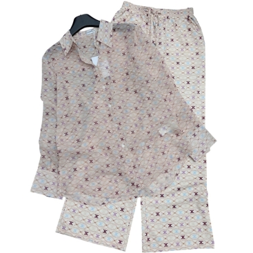Set bộ áo dài tay quần dài suông Celine 
