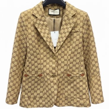 Áo khoác vest nữ màu vàng Gucci