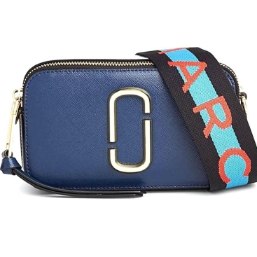 Túi xách nữ Marc Jacobs màu xanh mới nhất The Snapshot Camera Bag In New Blue Sea Multi