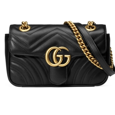 Túi đeo vai nữ Gucci GG Marmont Size 22 Matelasse Leather Mini Bag