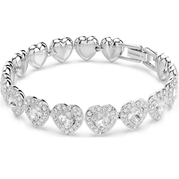 Vòng tay Ariana Grande x Swarovski Bracelet Mixed Cuts Heart White Rhodium Plated 5720860