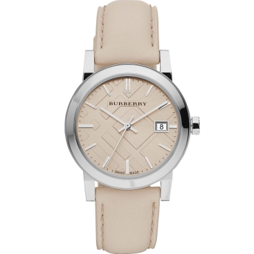 Đồng hồ nữ Burberry Ladies Watch The City Check Neutral Silver BU9107