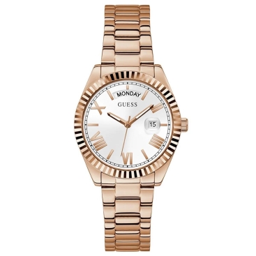 Đồng hồ nữ Guess Luna Rose Gold Stainless Steel Bracelet Ladies Watch GW0308L3