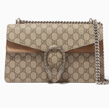 Túi xách nữ Gucci Neutral Beige Small Dionysus GG Shoulder Bag