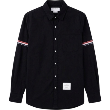 Áo sơ mi Thom Browne Three-stripe Shirt Black