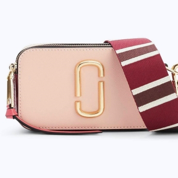 Túi đeo chéo nữ Marc Jacobs màu hồng The Snapshot Small Camera Bag Rose Multi