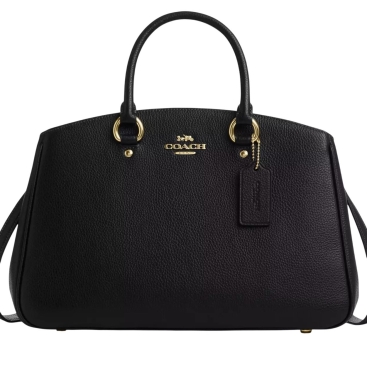 Túi Coach nữ Savannah Carryall Bag Black CAL56
