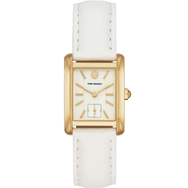 Đồng hồ nữ Tory Burch Womens The Eleanor Ivory Leather Strap Watch TBW1028