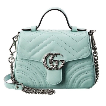 Túi xách nữ Gucci GG Marmont Mini Matelasse Leather Top Handle Shoulder Bag