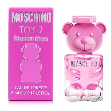 Nước hoa nữ mini gấu hồng Moschino Toy 2 Bubble Gum EDT 7ml