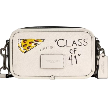 Túi Coach Nam Wyatt Crossbody Bag With Sketch Print Multiple Chalk CAJ36