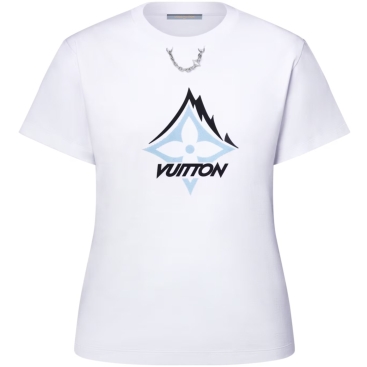 Áo LV Louis Vuitton Ski Mountain Signature T-Shirt