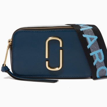 Túi đeo vai nữ Marc Jacobs Màu Xanh New Blue Sea Multi Small Snapshot Camera Crossbody Bag