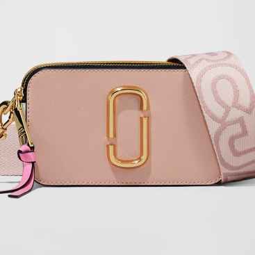 Túi Marc Jacobs màu hồng The Color Block Snapshot Crossbody Bag In Rose Multi