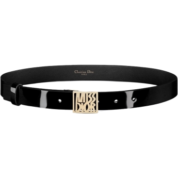 Thắt lưng Miss Dior Belt Black