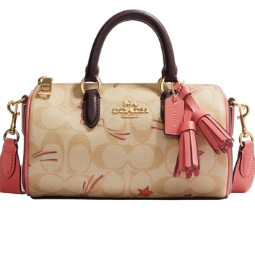 Túi Coach Lacey Crossbody In Signature Canvas With Heart And Star Print CK562