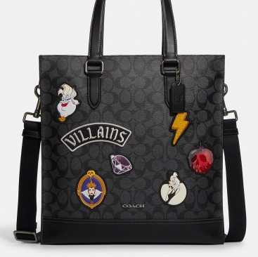 Túi Tote Coach Disney X Coach Graham Structured Tote In Signature Canvas With Patches CC559