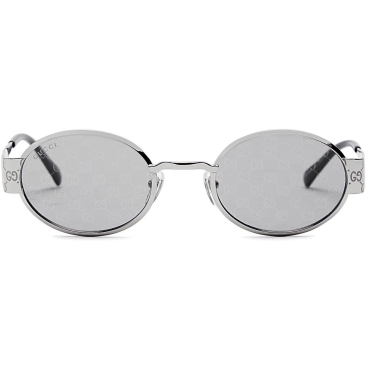 Kính Gucci Oval Sunglasses Silver GG1854S-002