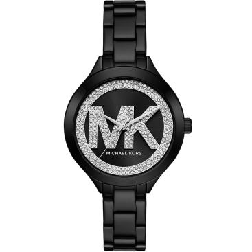 Đồng hồ nữ Michael Kors Aspyn Watch In Black With Pavé and Logo MKO1109