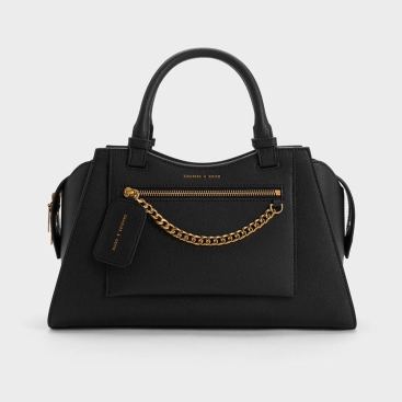 Túi xách Charles and Keith Avis Trapeze Tote Bag CK2-30671492