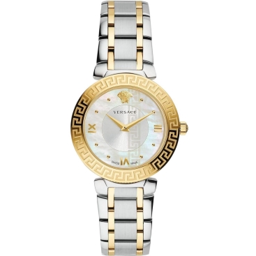 Đồng Hồ Nữ Versace Gold Daphnis Swiss Quartz Watch V16060017 Màu Bạc Vàng Gold