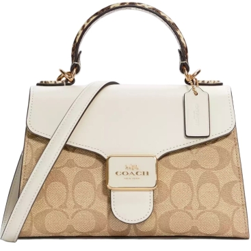 Túi Coach Pepper Satchel In Signature Canvas C1325