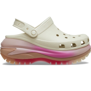 Dép Crocs có quai Classic Mega Crush Colordip Clog Bone Multi