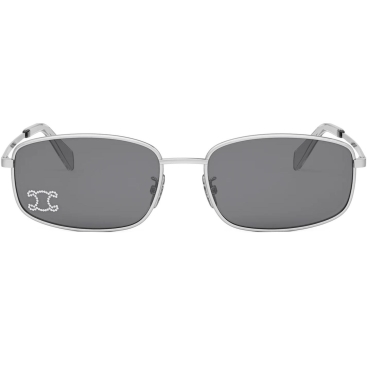Mắt kính Celine Triomphe Shiny Palladium Smoke CL40285U