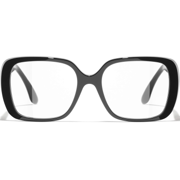 Kính Chanel Square Eyeglasses Acetate Black 3479