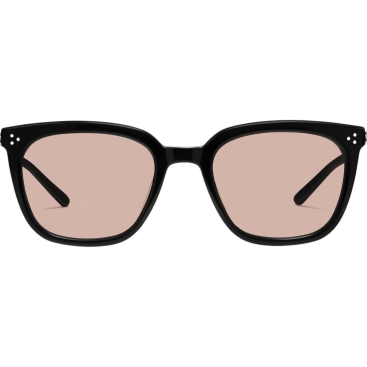 Kính mát Gentle Monster Bloomo 01(OR) Classic Square Brown Lenses Sunglasses in Black Acetate Frame