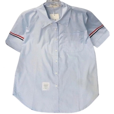 Áo sơ mi nữ Thom Browne tay ngắn