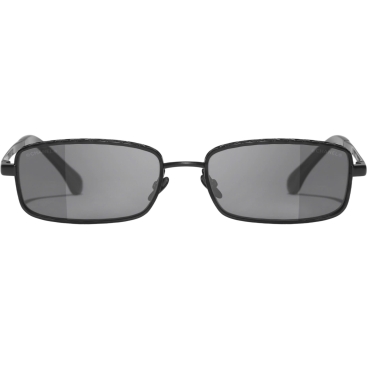 Kính mát Chanel Rectangle Sunglasses Black 4295