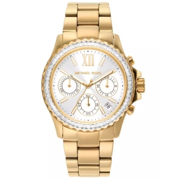 Đồng hồ nữ Michael Kors Everest Chronograph Gold Tone Watch MK7212
