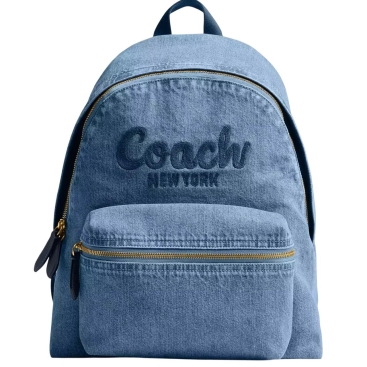 Balo Coach Cargo Backpack Brass Indigo CAT43