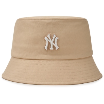 Nón MLB NY Basic Bucket Hat New York Yankees Beige 3AHT7804N-50BGL