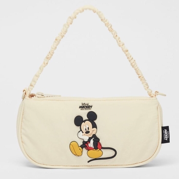 Túi đeo chéo vải nylon Zara họa tiết chuột Mickey Mouse Disney Crossbody Bag
