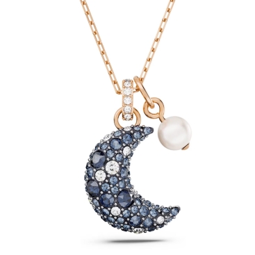 Dây chuyền Swarovski Luna Pendant Moon Multicolored Rose Gold-tone Plated 5671585