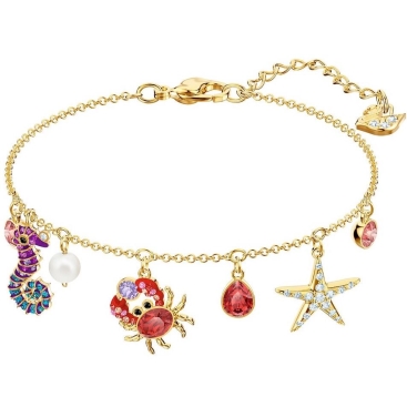 Vòng đeo tay Swarovski Ocean Bracelet Multi-Colored Gold Plating 5457760